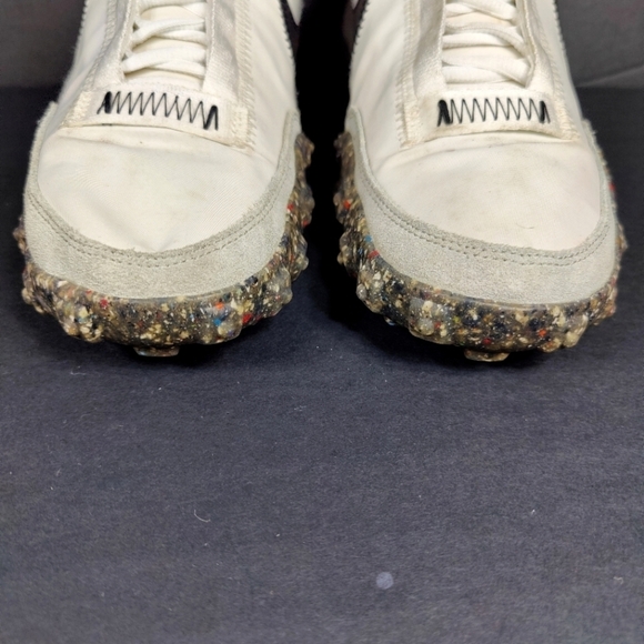 Nike Waffle Racer Crater RARE White Black Sneakers Women's Shoe Size 8 - Picture 7 of 12